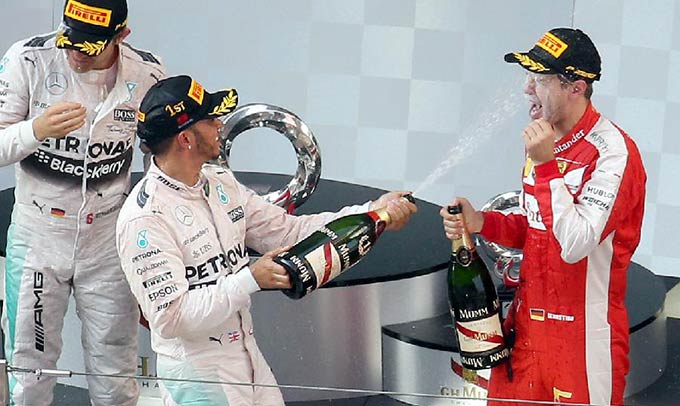 F1中国大奖赛：汉密尔顿获得冠军