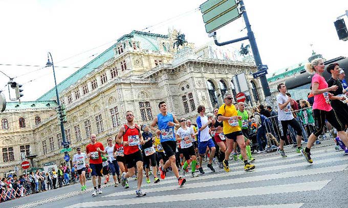2015維也納城市馬拉松開跑