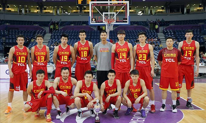中国男篮欧洲拉练赛胜委内瑞拉队