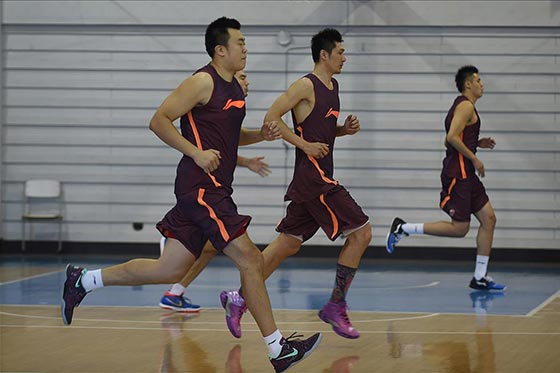 2015年CBA篮球队伍集中测试（北区）在沈阳体育学院举行