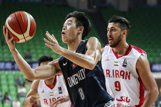 男篮亚锦赛：中国香港不敌伊朗