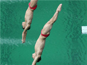 奥组委暂停跳水训练努力解决水池“蓝变绿”问题