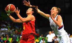 中国女篮负塞尔维亚基本无缘八强