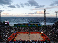 炫酷LED球网现身里约奥运会，不过是场外