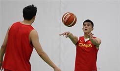 奥运首战“梦之队”　中国男篮不紧张