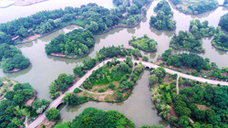 航拍无锡梁鸿湿地公园 探寻吴地历史