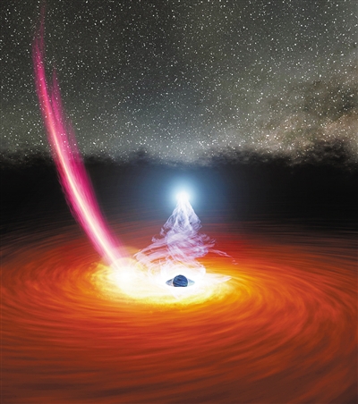 慧眼卫星新发现 这个“冕”竟能逃离黑洞引力场
