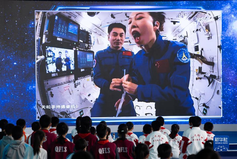 (新华全媒+)(6)开课啦!“天宫课堂”第一课