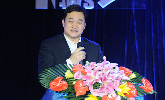 新华网董事长兼总裁田舒斌致辞