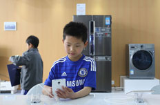 小队员体验三星手机