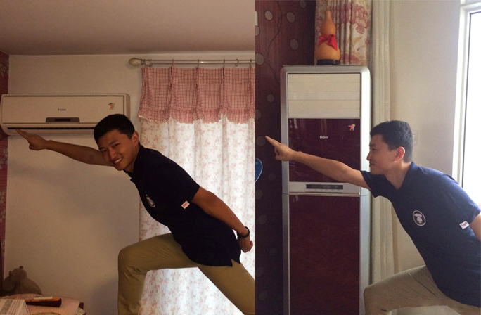 陪伴多年的海尔空调