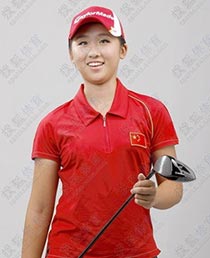 中国女子高尔夫国家队队员阎菁