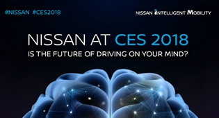 日产展示“脑控车”技术