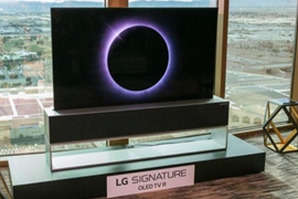 LG卷轴电视起售价为6万美元