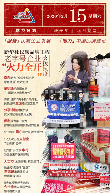 新华社民族品牌工程：抗疫日志（2月15日）