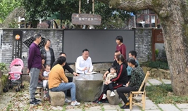 杭州小古城村:大樟树下议发展