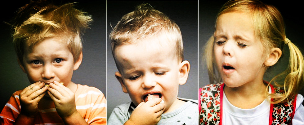 慢镜头展示儿童初尝食物可爱瞬间(组图)