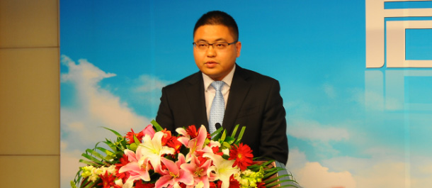 海尔北京中心厨卫产品总监陈波发言