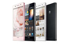 三色款华为P6惊艳