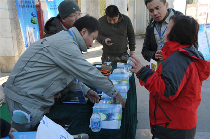 宣传安全用气活动走进天通苑社区