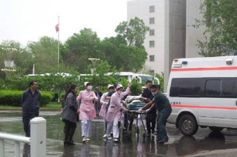 武警新疆总队医院收治受伤人员