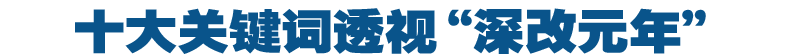 十大关键词透视“深改元年”
