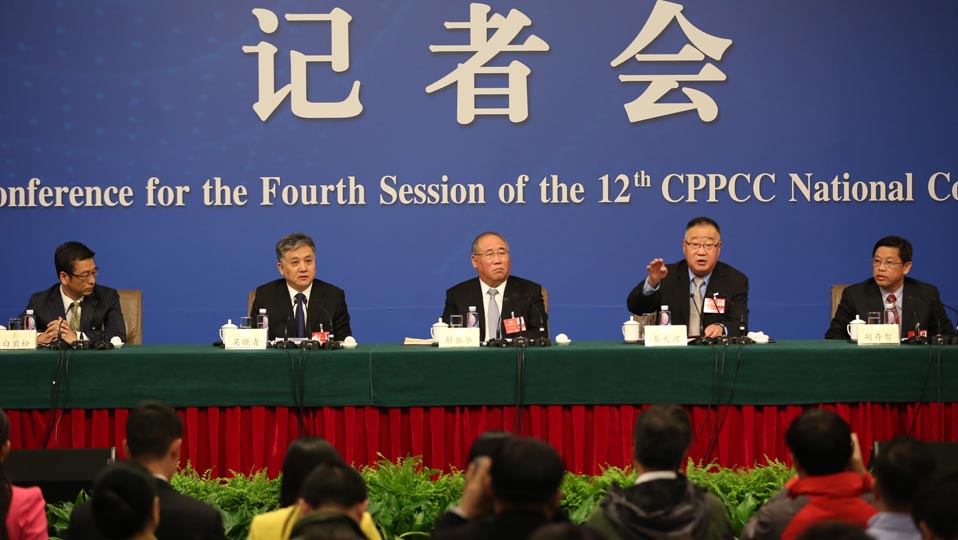 解振华、秦大河、吴晓青、胡存智、白岩松答记者问