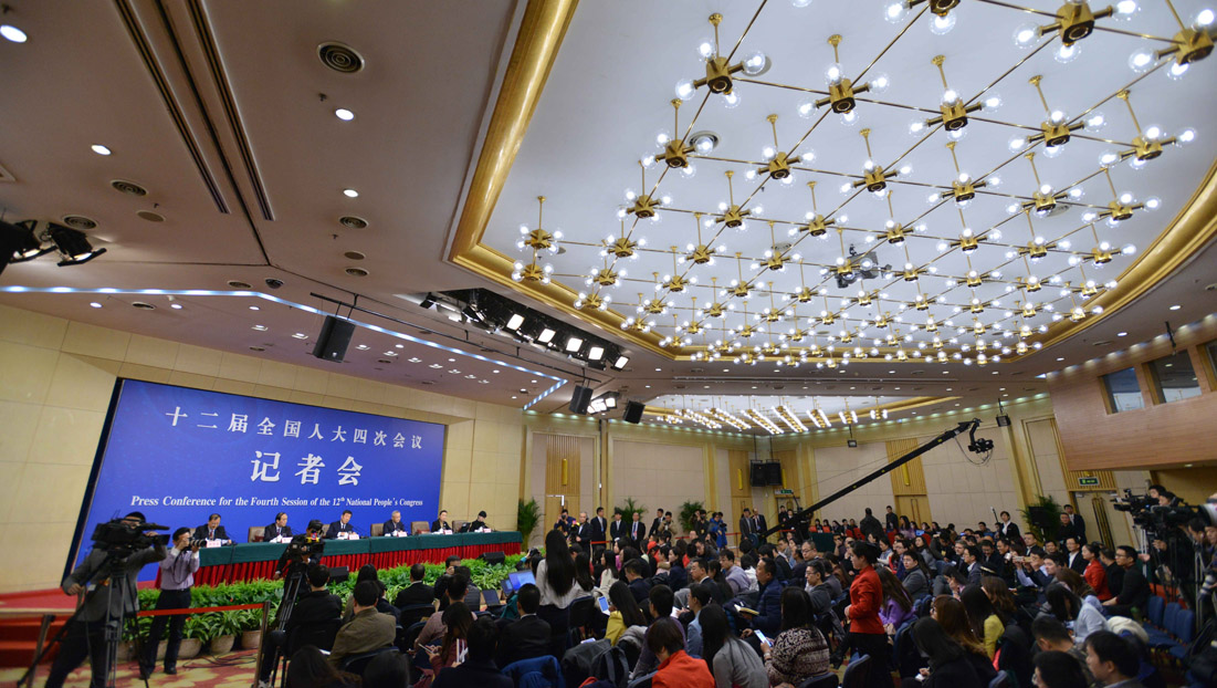 回放：四位全国人大相关负责人就&ldquo;人大立法工作&rdquo;答问