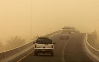 沙尘暴袭击科威特
