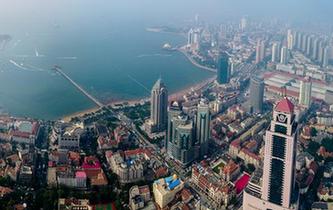 天空之眼瞰青島