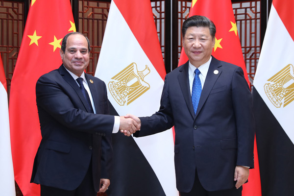 习近平会见埃及总统塞西