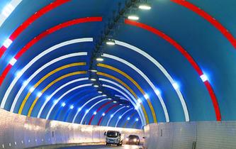 浙江安吉&ldquo;彩虹隧道&rdquo;亮相