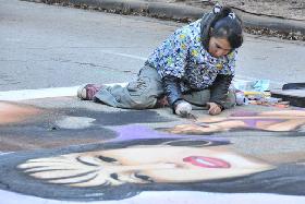 休斯敦舉辦街畫節為聽障兒童籌款