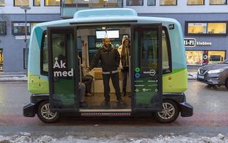 無人駕駛巴士在瑞典首都試運行