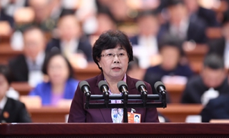 曹小红委员代表致公党中央作大会发言