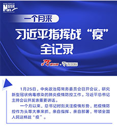 一个月来，习近平指挥战&ldquo;疫&rdquo;全记录