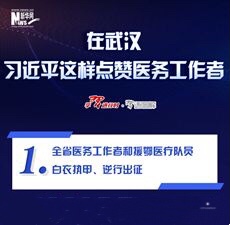 在武汉，习近平这样点赞医务工作者