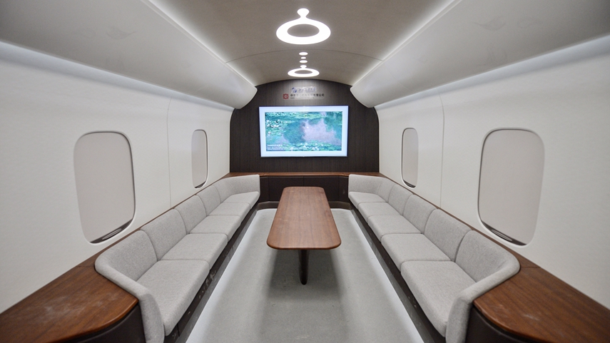 设计时速620千米 世界首台高温超导高速磁浮工程化样车下线