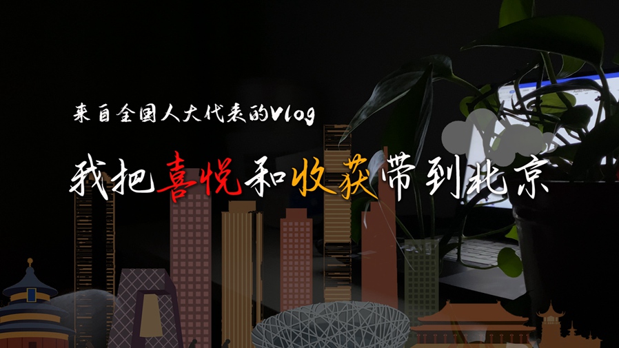 新华全媒+｜来自全国人大代表的Vlog