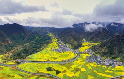 【&ldquo;飞阅&rdquo;中国】皖南春早 大地流金