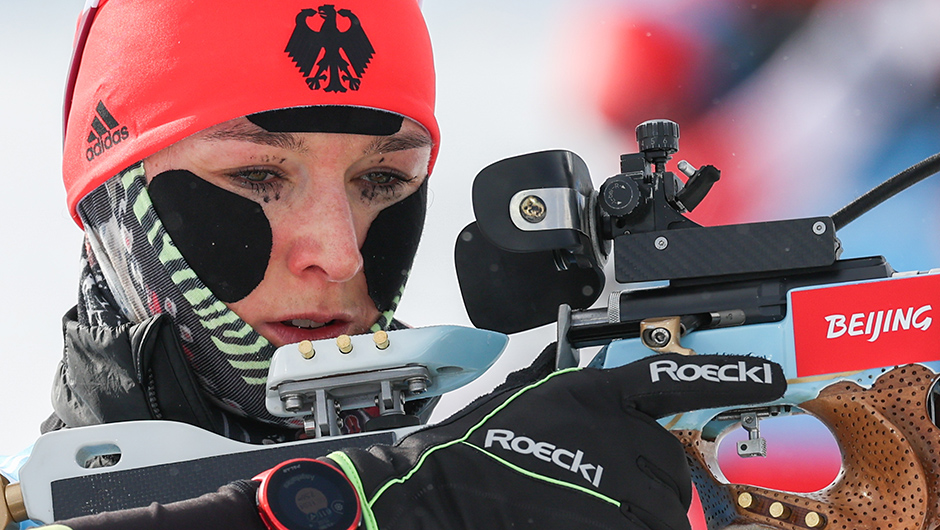 冬季两项赛前训练