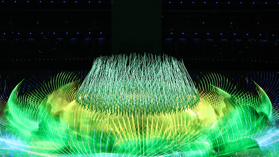 北京冬奥会开幕式上演绎春天