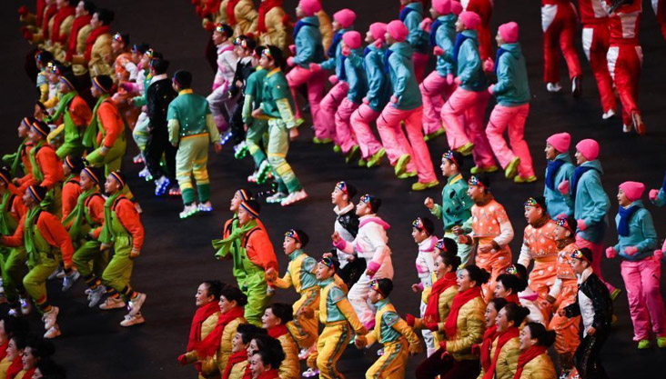 北京冬奥会开幕式，我在“鸟巢”跳广场舞