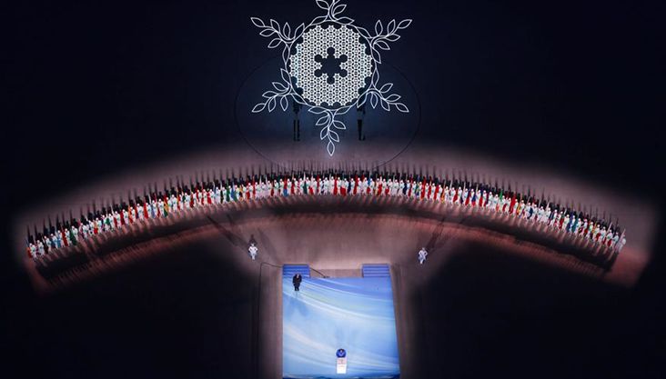 组图|北京冬奥会开幕式精彩瞬间