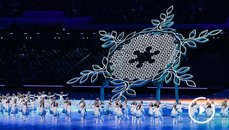 冬奥会开幕式上的青春色彩