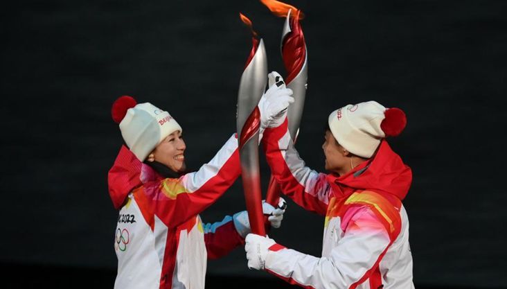 北京冬奥会开幕式火炬传递环节