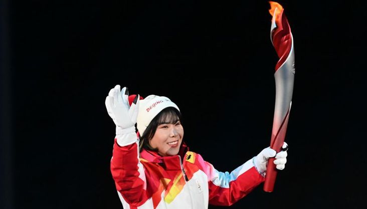 北京冬奥会开幕式火炬传递环节