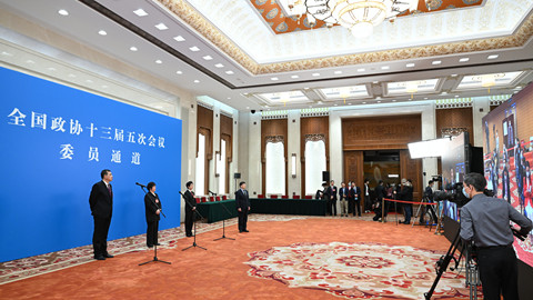 全国政协十三届五次会议首场&ldquo;委员通道&rdquo;