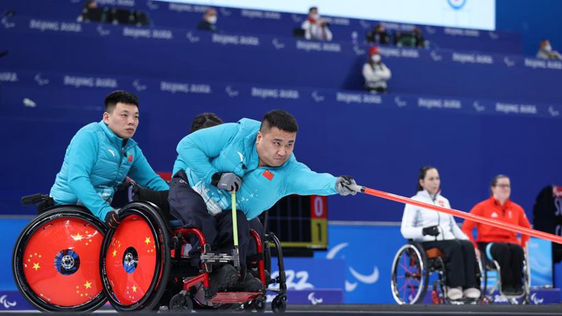 輪椅冰壺迴圈賽：中國隊勝瑞士隊