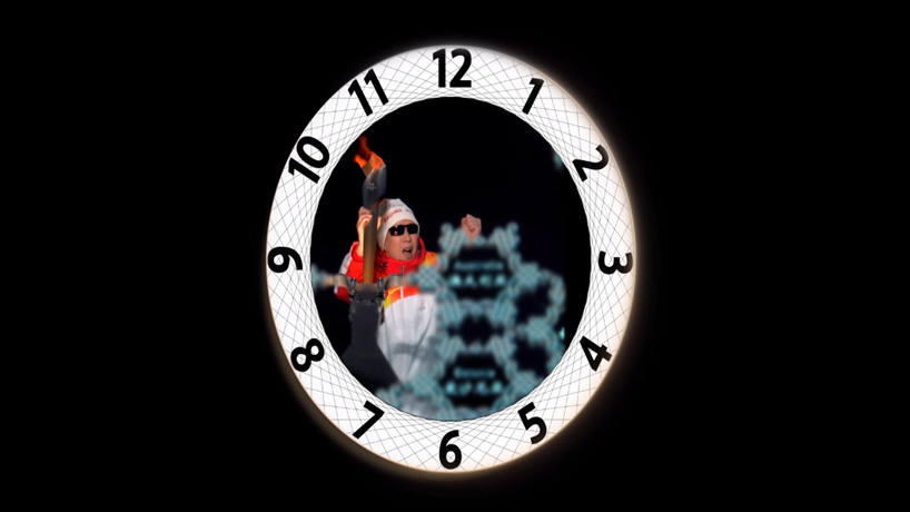 北京冬残奥会闭幕式主火炬熄灭环节地屏视频